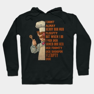 Vert Der Ferk the swedish chef Retro Vintage Hoodie